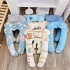 Gối Chữ U Cotton Cho Bé Sơ Sinh Đến 1 Tuổi - Gối Ngủ Êm Ái Free Ship Giá 105.000