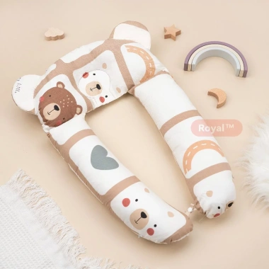 Gối Chữ U Cotton Cho Bé Sơ Sinh Đến 1 Tuổi - Gối Ngủ Êm Ái Free Ship Giá 105.000 10