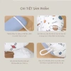 Gối chữ U đa năng MB07 cho bé sơ sinh – Chống bẹp đầu, định hình đầu, êm ái thoáng mát 6