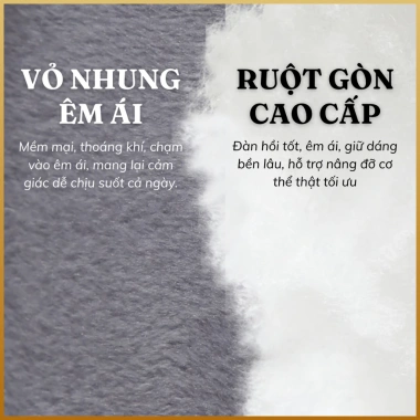 Gối Chữ U EmDream cho Mẹ Bầu – Nâng Đỡ Toàn Thân, Mềm Mại, Ôm Bụng, Ngủ Ngon 2
