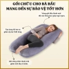 Gối Chữ U EmDream cho Mẹ Bầu – Nâng Đỡ Toàn Thân, Mềm Mại, Ôm Bụng, Ngủ Ngon 3