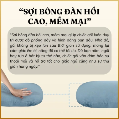Gối Chữ U EmDream cho Mẹ Bầu – Nâng Đỡ Toàn Thân, Mềm Mại, Ôm Bụng, Ngủ Ngon 6