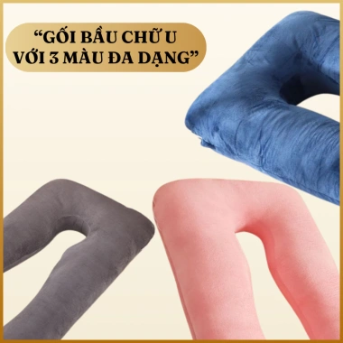 Gối Chữ U EmDream cho Mẹ Bầu – Nâng Đỡ Toàn Thân, Mềm Mại, Ôm Bụng, Ngủ Ngon 9