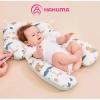 Gối Chữ U Hahuma Cho Bé Sơ Sinh Giật Mình, Bẹp Đầu, Dây Rút Điều Chỉnh, 128k