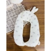 Gối chữ U hình thỏ đa năng cho bé sơ sinh cao cấp, cotton Hàn, giảm giá 250k 7