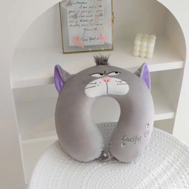 Gối chữ U loại 1 êm ái, thân thiện, giảm giá 38.000đ - hỗ trợ cổ thoải mái