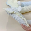 Gối chữ U tháo rời cho bé sơ sinh - Chống méo đầu, chống giật mình, nhung massage 142k 4