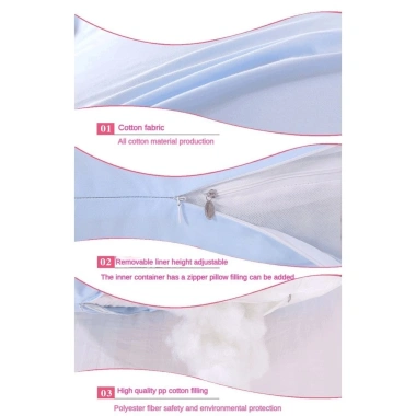 Gối chữ U tháo rời, giặt được cho bà bầu – hỗ trợ thắt lưng, thoải mái, 171.720₫ 8