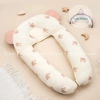 Gối chữ U Xô Muslin đa năng - chống méo đầu, ngăn giật mình cho bé sơ sinh, 115.000₫ 5