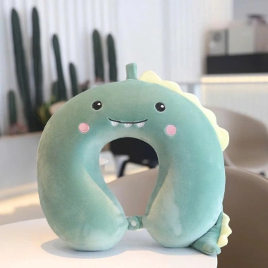 Gối cổ cao su non nguyên khối mịn - Du lịch tàu, máy bay, văn phòng, giá 69.000đ