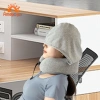 Gối cổ du lịch hình chữ U mềm mại, thoải mái, có mũ Hoodie - Đệm máy bay, chỉ 363.960 VND 8