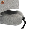 Gối cổ du lịch mũ Hoodie - Đệm hỗ trợ cổ điều chỉnh, thích hợp máy bay, ô tô, ngoài trời 2