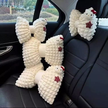 Gối Cổ Ô Tô Cute Girl Heart Kitty - Thiết Kế Độc Đáo, Thoáng Mát, Giá Ưu Đãi 82.080 4