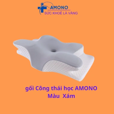 Gối công thái học AMONO thế hệ 2 - Chống đau cổ vai, ngáy, hỗ trợ ngủ nhanh, Tặng vận chuyển, chỉ 499.000₫