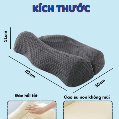 Gối công thái học CECILA thế hệ 2 giảm đau cổ vai gáy, hỗ trợ ngủ nhanh