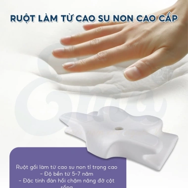 Gối công thái học EMA thế hệ 2 - Ngủ nhanh, sâu giấc, dậy tỉnh không đau - Giá chỉ 722.000đ