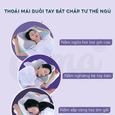 Gối công thái học EMA thế hệ 2 - Ngủ nhanh, sâu giấc, dậy tỉnh không đau - Giá chỉ 722.000đ
