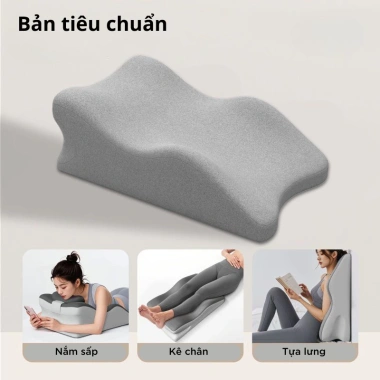 Gối Công Thái Học IV Grow Love Đa Năng 3in1 - Massage Thư Giãn, Tựa Lưng Êm Ái, Định Hình Tư Thế - Giá 499.000 VND