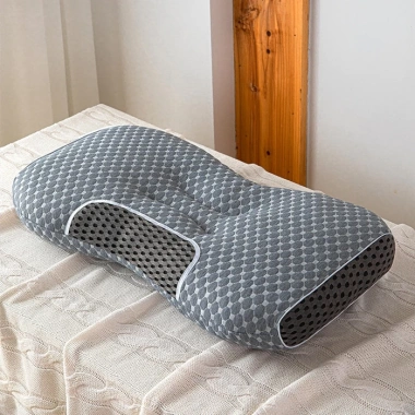 Gối công thái học Matssa Gối đầu spa chống mỏi cổ vai gáy, mềm mại, thoáng khí, 60.000 VND