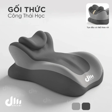 Gối Công Thái Học Memory Foam Dreami Ôm Cổ - Gối Tình Yêu Giá Ưu Đãi 456.500₫ 4