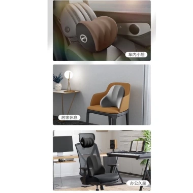 Gối CPW Cao Cấp Tựa Đầu Lưng Ô Tô Văn Phòng Giảm 30% Hỗ Trợ Vai Gáy, Cổ, Thắt Lưng, Cột Sống