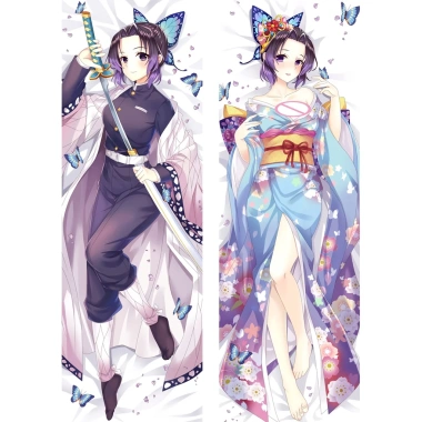 Gối Dakimakura 2 Mặt Kochou Shinobu Demon Slayer Halloween - Ôm, Da Nhựa, 112.860 VND