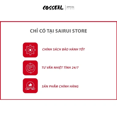 Gối Đầu Cosseal Cao Su Non Massage & Chườm Nóng - Giảm Đau Cổ Vai Gáy Giá 559.000₫