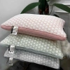 Gối đầu gối cotton hồng hạc 50x70cm êm ái, mềm mại, hỗ trợ cổ khi nằm - 69.000đ