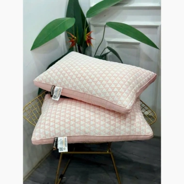 Gối đầu gối cotton hồng hạc 50x70cm êm ái, mềm mại, hỗ trợ cổ khi nằm - 69.000đ 4