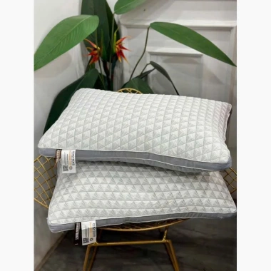 Gối đầu gối cotton hồng hạc 50x70cm êm ái, mềm mại, hỗ trợ cổ khi nằm - 69.000đ 5