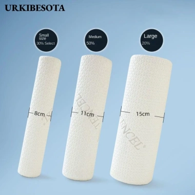 Gối Đầu Tròn URKIBESOTA - Xốp Nhớ Chậm Phục Hồi, Hỗ Trợ Cột Sống và Cổ Tử Cung, Giá Ưu Đãi 192.996 VND