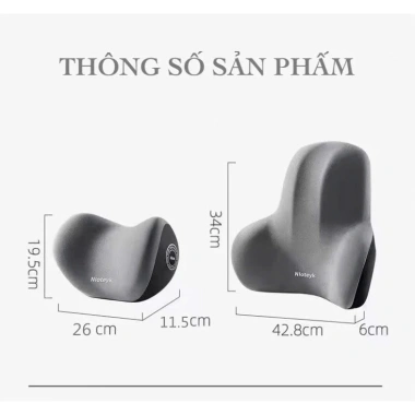 Gối Đầu Tựa Lưng Ô Tô Awesome Cao Su Non Hỗ Trợ Cổ Lưng Ngồi Văn Phòng 85.000₫