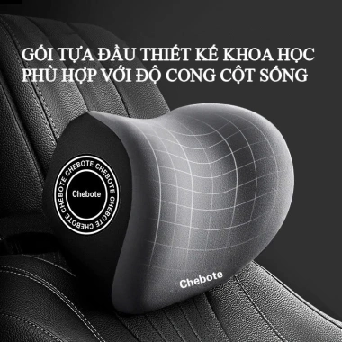 Gối Đầu Tựa Lưng Ô Tô Awesome Cao Su Non Hỗ Trợ Cổ Lưng Ngồi Văn Phòng 85.000₫