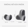 Gối Đầu Tựa Lưng Ô Tô Cao Su Non - Hỗ trợ Cổ và Lưng, Ngăn mỏi khi ngồi dài 2