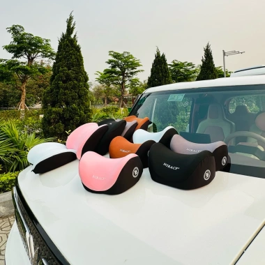 Gối Đầu Tựa Lưng Ô Tô Cao Su Non NIRACP - Thiết Kế Công Thái Học Sang Trọng, Giảm Giá 105.600₫