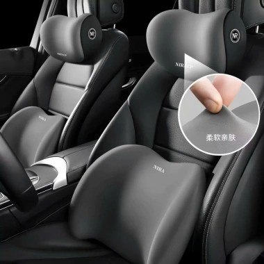 Gối Đầu Tựa Lưng Ô Tô Cao Su Non NIRACP - Thiết Kế Công Thái Học Sang Trọng, Giảm Giá 105.600₫