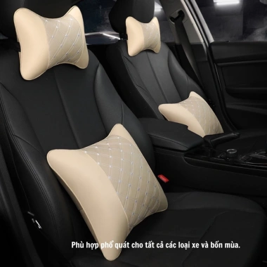 Gối Đầu & Tựa Lưng Ô tô Da Cao Cấp - Giảm Đau Vai Gáy, Bảo Vệ An Toàn, Giá 60.000₫ (Giảm 12.000₫) 4 Gối Đầu & Tựa Lưng Ô tô Da Cao Cấp - Giảm Đau Vai Gáy, Bảo Vệ An Toàn, Giá 60.000₫ (Giảm 12.000₫) 4
