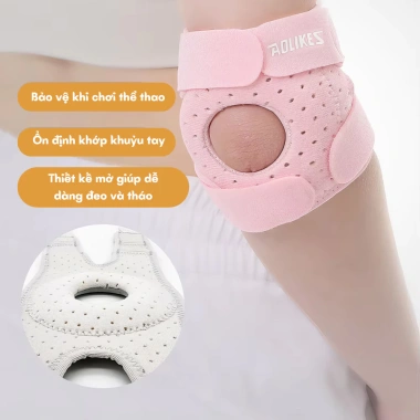 Gối Đệm Bảo Vệ Khuỷu Tay AOLIKES 7.941 - Cố Định, Thích Hợp Thể Thao, 119.000₫