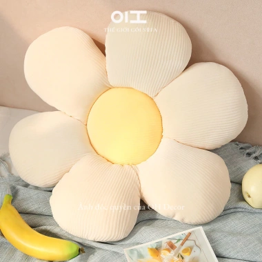 Gối đệm bông hoa 6 cánh Pastel decor sofa - mẫu 2.025 OH Decor, màu hot, giảm 23% 6