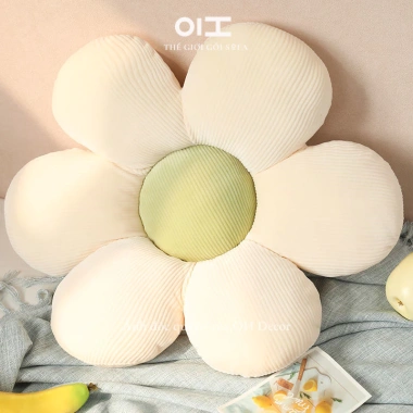 Gối đệm bông hoa 6 cánh Pastel decor sofa - mẫu 2.025 OH Decor, màu hot, giảm 23% 7