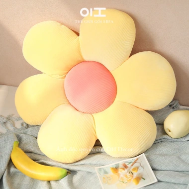 Gối đệm bông hoa 6 cánh Pastel decor sofa - mẫu 2.025 OH Decor, màu hot, giảm 23% 10