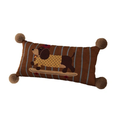 Gối Đệm Dachshund Phim Hoạt Hình Hàn Quốc 45x45cm - Vỏ Gối cho Bé Gái, Phòng Khách, Sofa - Giá 329.930 VND 7
