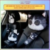Gối Đệm Đầu Ô Tô 3D Husky Shiba Chống Mỏi Vai Gáy - Ruffo Cao Cấp Giá Rẻ 60k