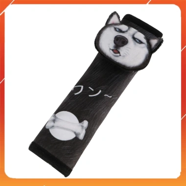 Gối Đệm Đầu Ô Tô 3D Husky Shiba Chống Mỏi Vai Gáy - Ruffo Cao Cấp Giá Rẻ 60k