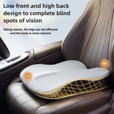 Gối đệm Memory Foam hỗ trợ Lumbar ô tô - Thoáng khí, đa năng 4 mùa, giảm đau lưng 2