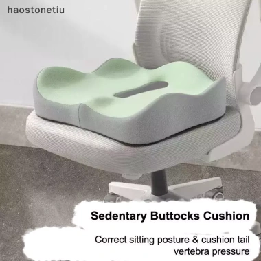 Gối đệm NS Memory Foam Coccyx có xương đòn, thiết kế cong ô tô, ghế văn phòng, giảm áp lực, hỗ trợ thắt lưng 2