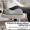 Gối đệm NS Memory Foam Coccyx có xương đòn, thiết kế cong ô tô, ghế văn phòng, giảm áp lực, hỗ trợ thắt lưng 3