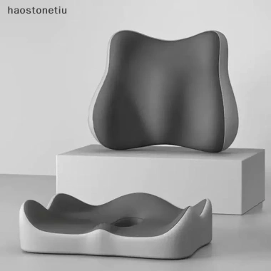 Gối đệm NS Memory Foam Coccyx có xương đòn, thiết kế cong ô tô, ghế văn phòng, giảm áp lực, hỗ trợ thắt lưng 10