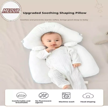 Gối Định Hình Đầu Bé Sơ Sinh Meour - Ngăn Ngừa Đầu Phẳng, Tiện Dụng, Giá 99.600₫ 4