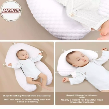 Gối Định Hình Đầu Bé Sơ Sinh Meour - Ngăn Ngừa Đầu Phẳng, Tiện Dụng, Giá 99.600₫ 6